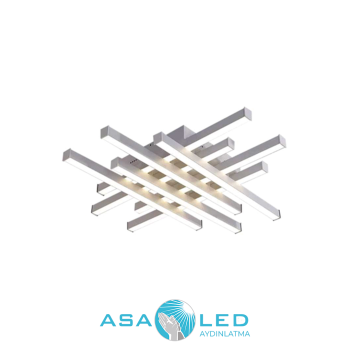 100W 3000K Günışığı 60x60cm Dekoratif Linear Led Avize