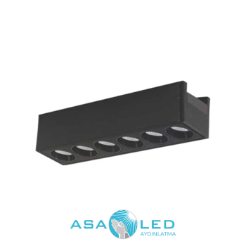 12W CORTEZ LED MAGNET ARMATÜR SİYAH KASA